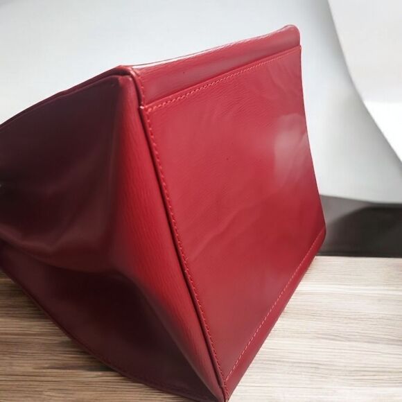 Christian Dior Vintage Red Drawstring Bucket Bag in EUC - Picture 7 of 16